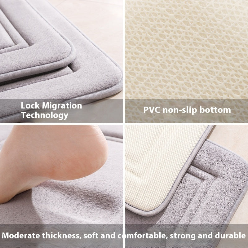 LuxeBath Non-Slip Bathroom & Kitchen Entrance Mat