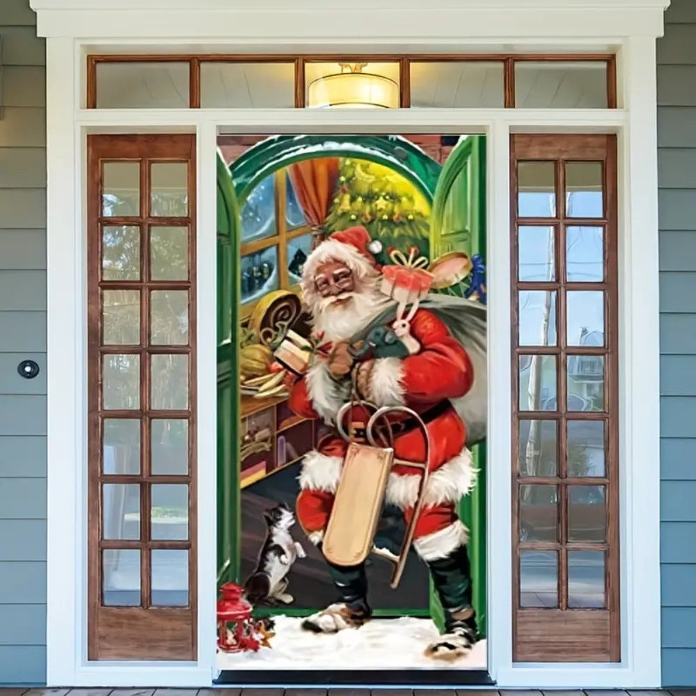 Christmas Door & Wall Curtain