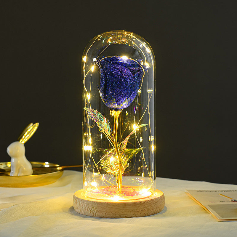 Eternal LED Rose in Glass Dome (Valentine’s Day Gift)