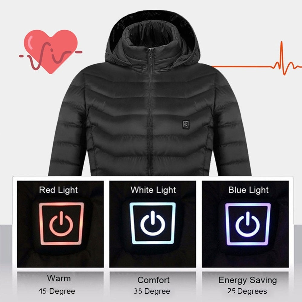 Winter Heated USB Jacket (Thermal Cotton Coat)