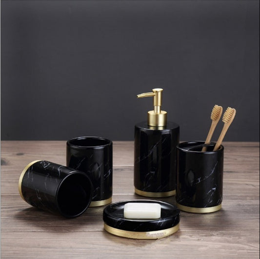 LuxeBath Premium Ceramic Bathroom Set
