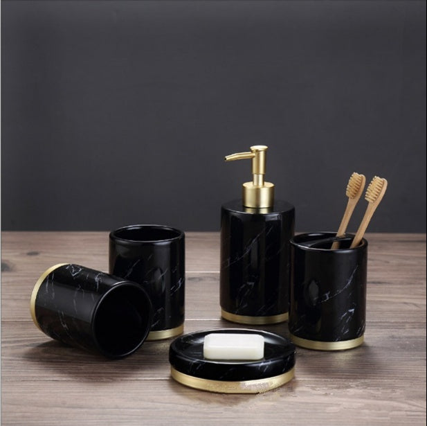 LuxeBath Premium Ceramic Bathroom Set
