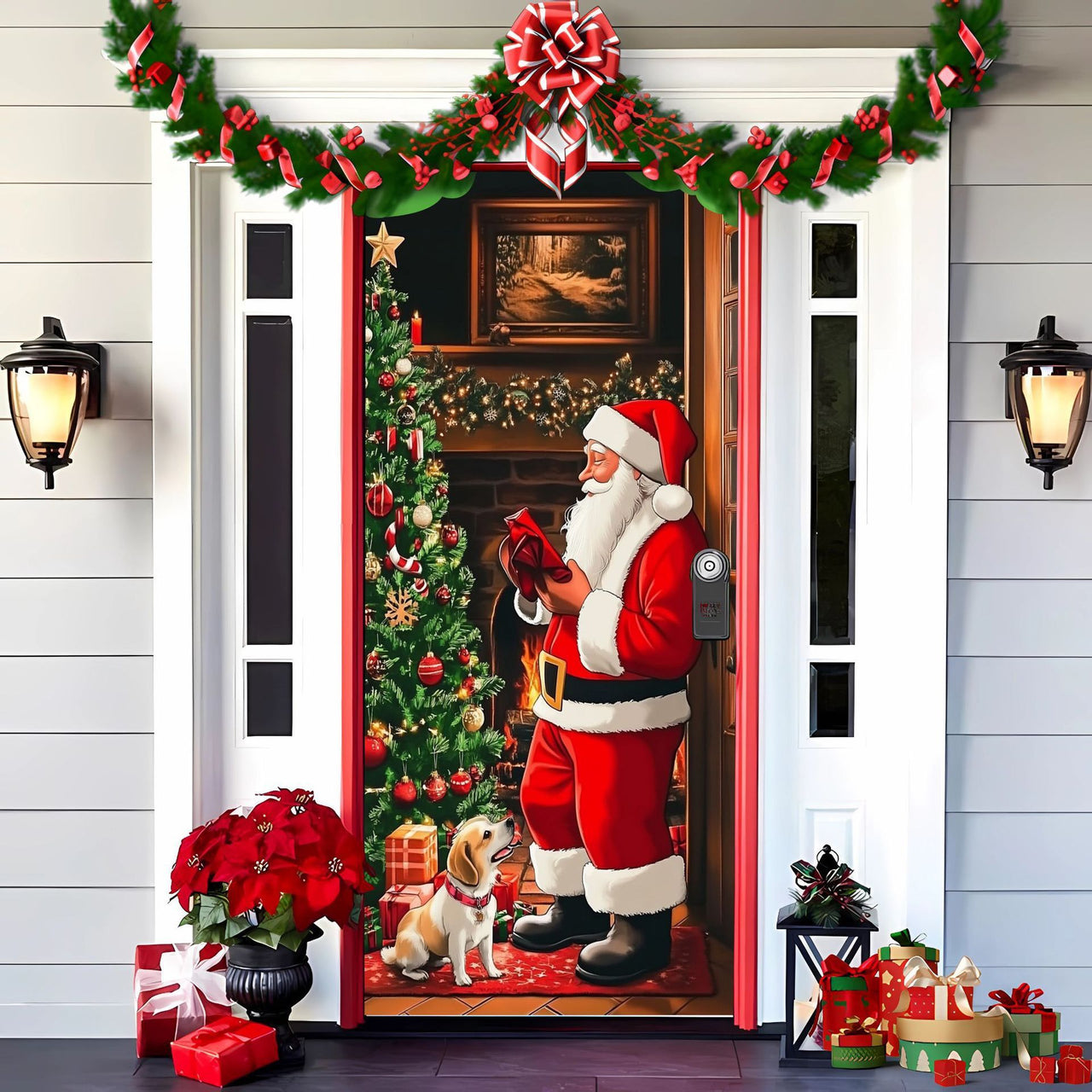 Christmas Door & Wall Curtain