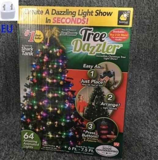 64-Light Dazzler Shower Tree Light