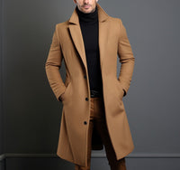 Thumbnail for Men’s Mid-Length Trench Coat (Fall & Winter)