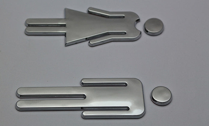 12cm Bathroom Door Sign