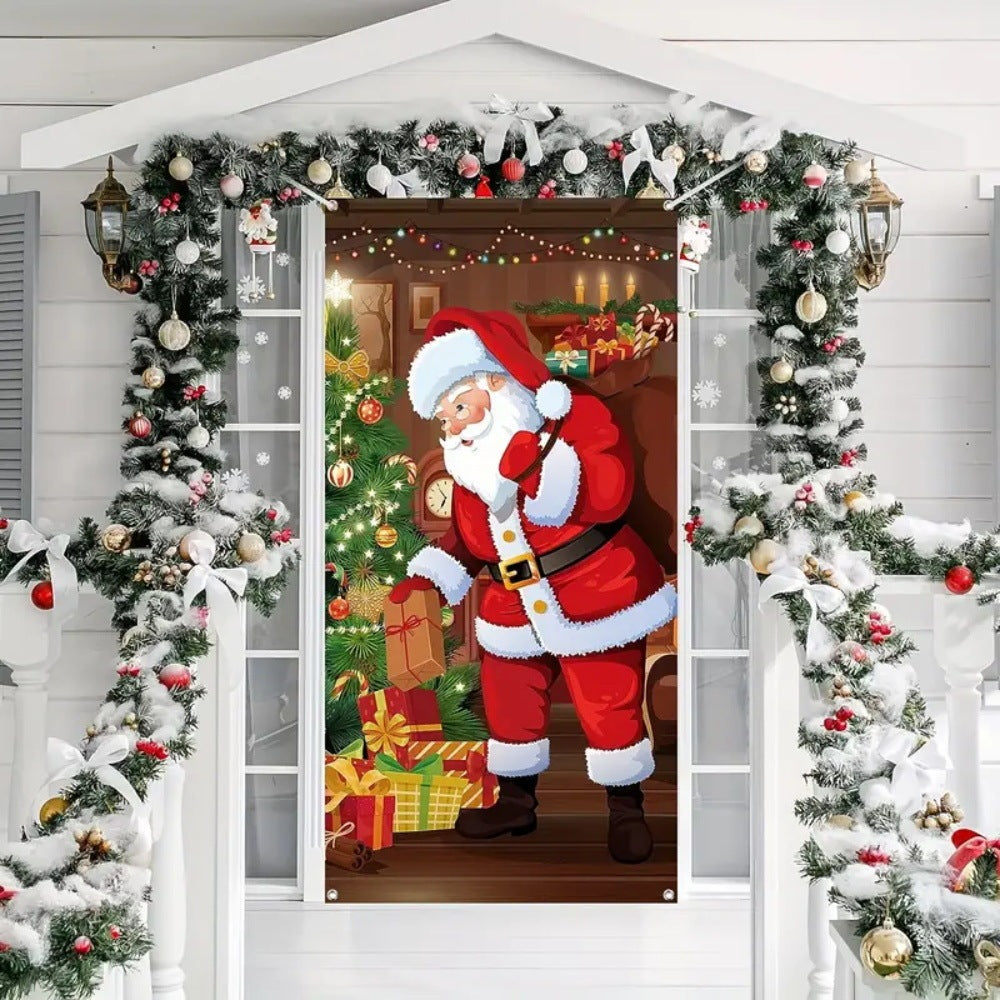 Christmas Door & Wall Curtain