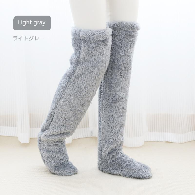 Over-Knee Fuzzy Winter Socks