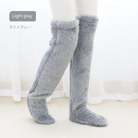 Thumbnail for Over-Knee Fuzzy Winter Socks