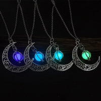 Thumbnail for Luminous Moon Healing Stone Necklace