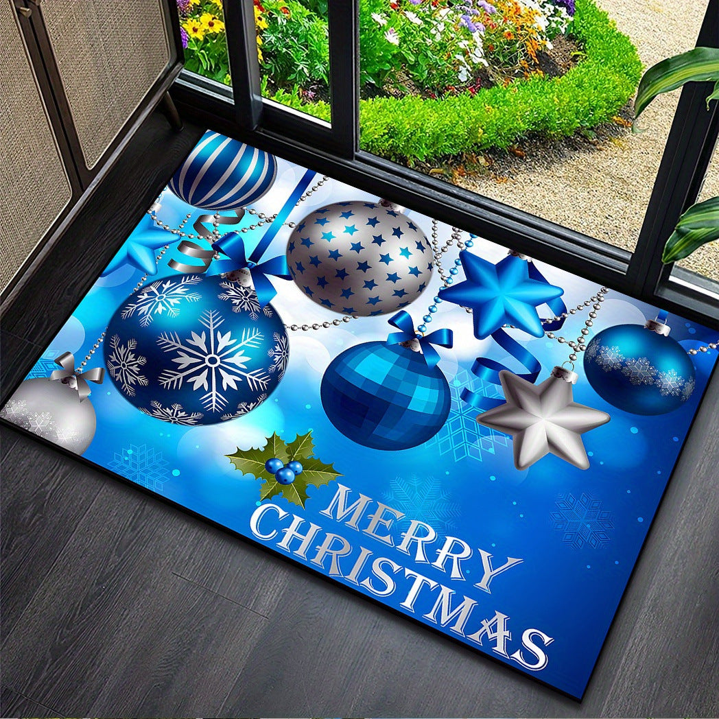 Cartoon Christmas Decorative Foot Mat