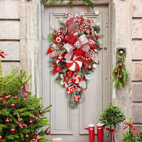 Thumbnail for Christmas Wreath Candy Garland (50–60cm Hanging Decoration)