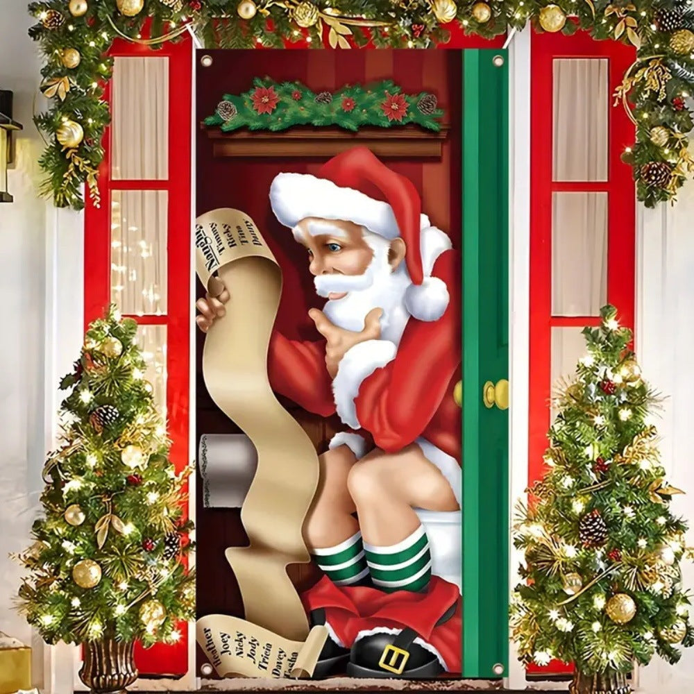 Christmas Door & Wall Curtain