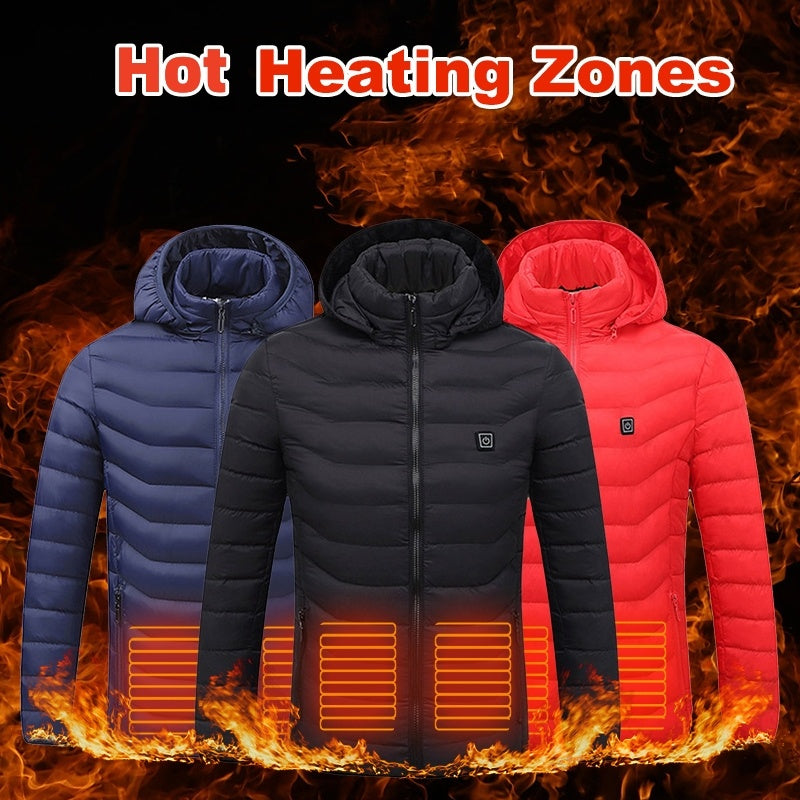 Winter Heated USB Jacket (Thermal Cotton Coat)