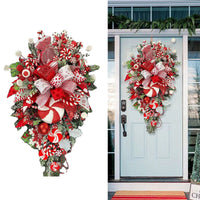 Thumbnail for Christmas Wreath Candy Garland (50–60cm Hanging Decoration)