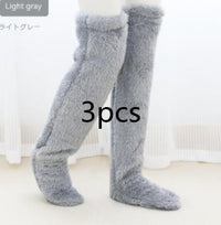 Thumbnail for Over-Knee Fuzzy Winter Socks