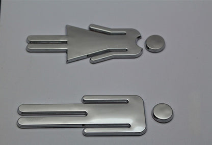LuxeBath 12cm Bathroom Door Sign