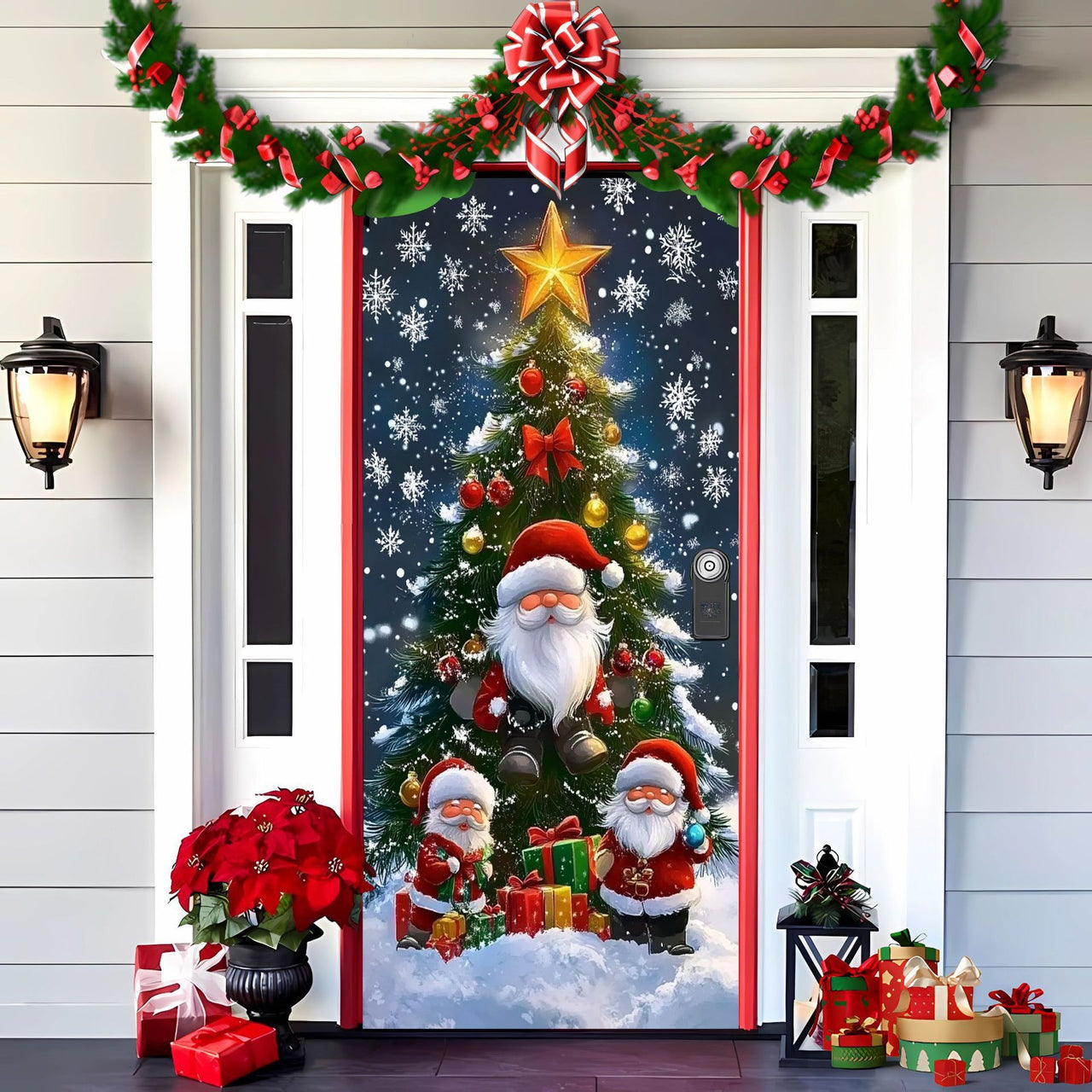 Christmas Door & Wall Curtain