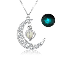 Thumbnail for Luminous Moon Healing Stone Necklace