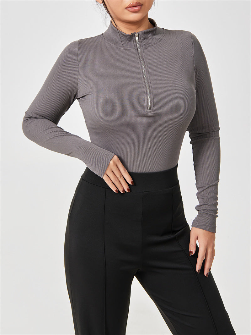 Fashion Long Sleeve Seamless Shapewear Jumpsuit