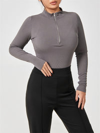 Thumbnail for Fashion Long Sleeve Seamless Shapewear Jumpsuit