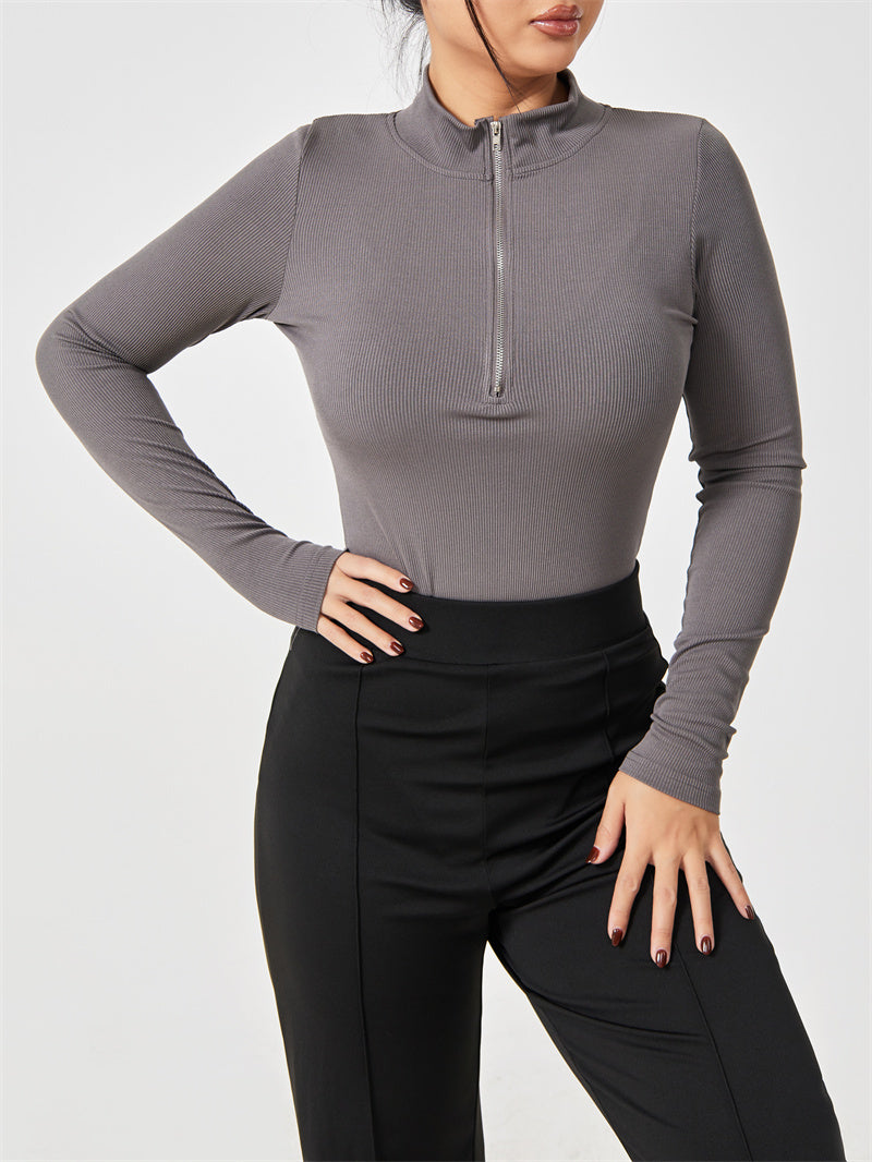 Fashion Long Sleeve Seamless Shapewear Jumpsuit