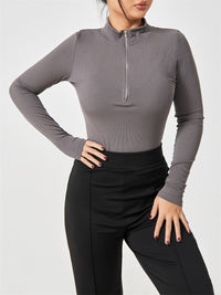 Thumbnail for Fashion Long Sleeve Seamless Shapewear Jumpsuit