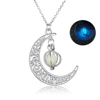 Thumbnail for Luminous Moon Healing Stone Necklace