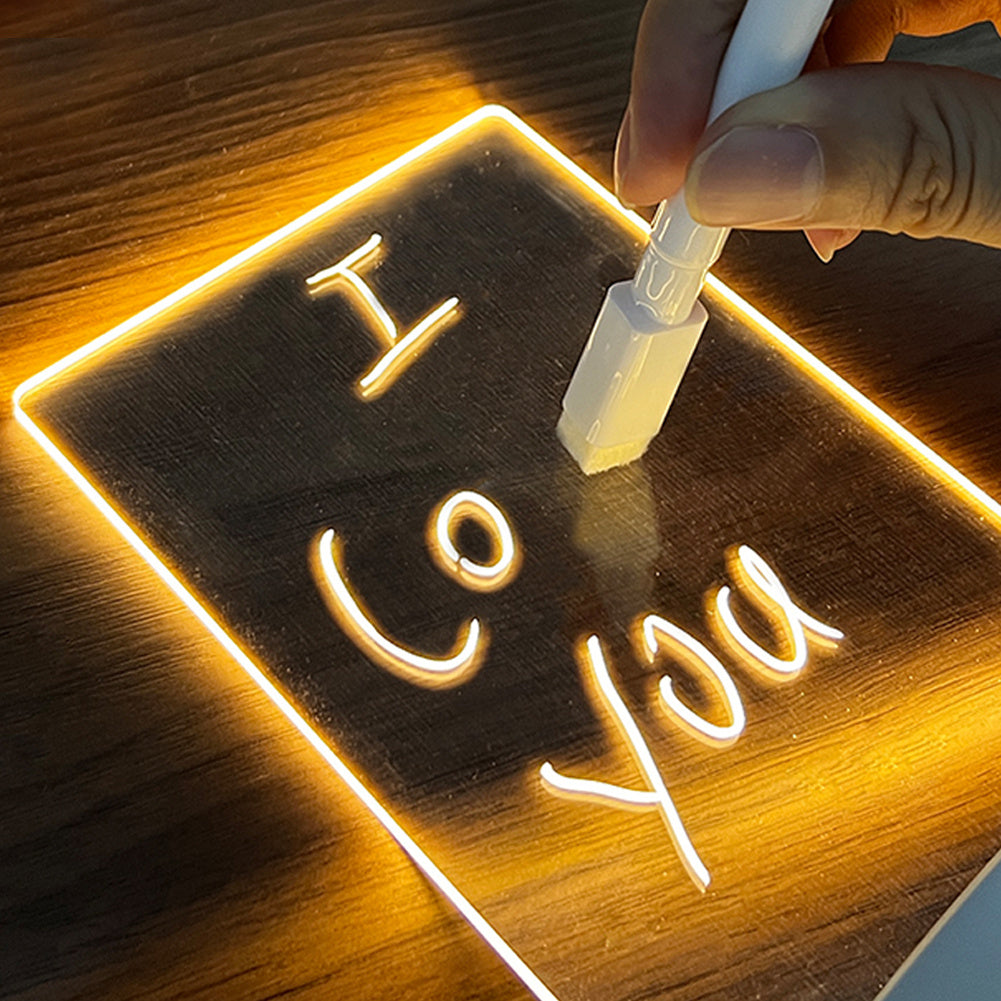 Creative LED Message Board Night Light (USB)