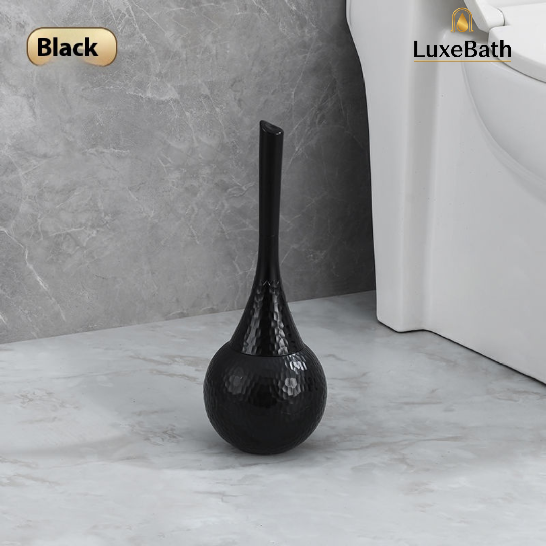 LuxeBath Premium Toilet Brush Set – Splash-Free