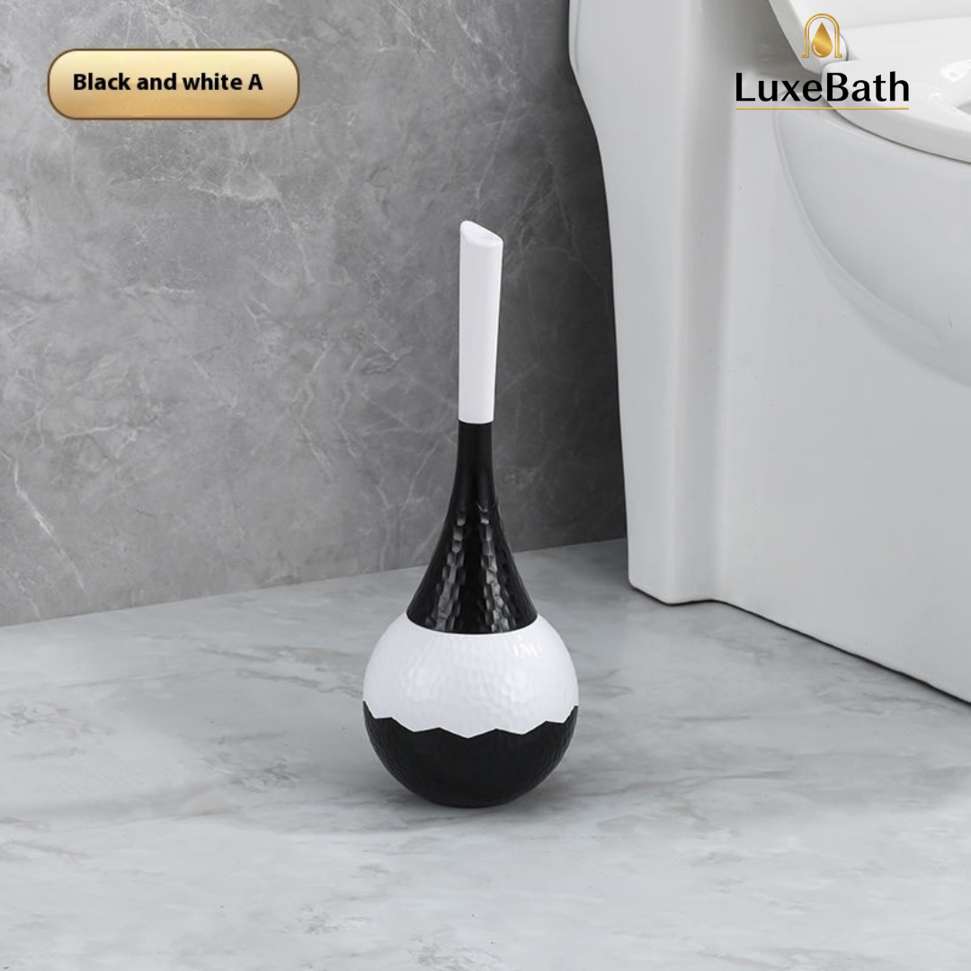 LuxeBath Premium Toilet Brush Set – Splash-Free
