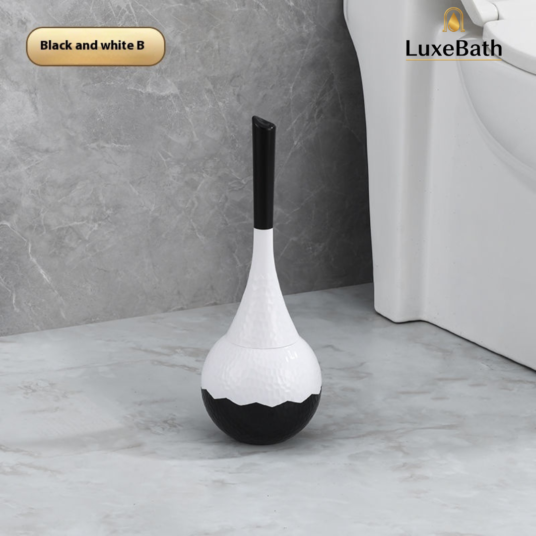 LuxeBath Premium Toilet Brush Set – Splash-Free
