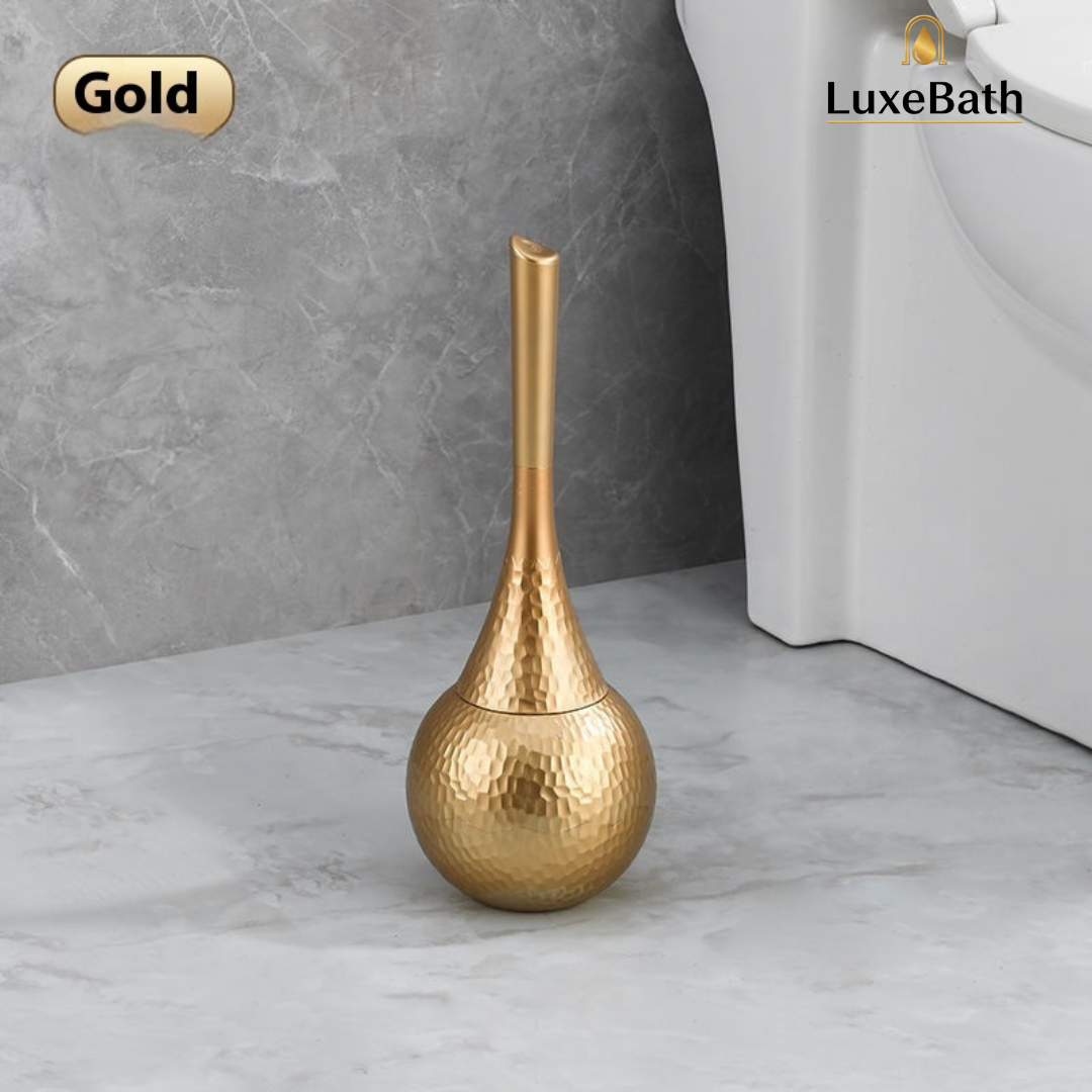 LuxeBath Premium Toilet Brush Set – Splash-Free