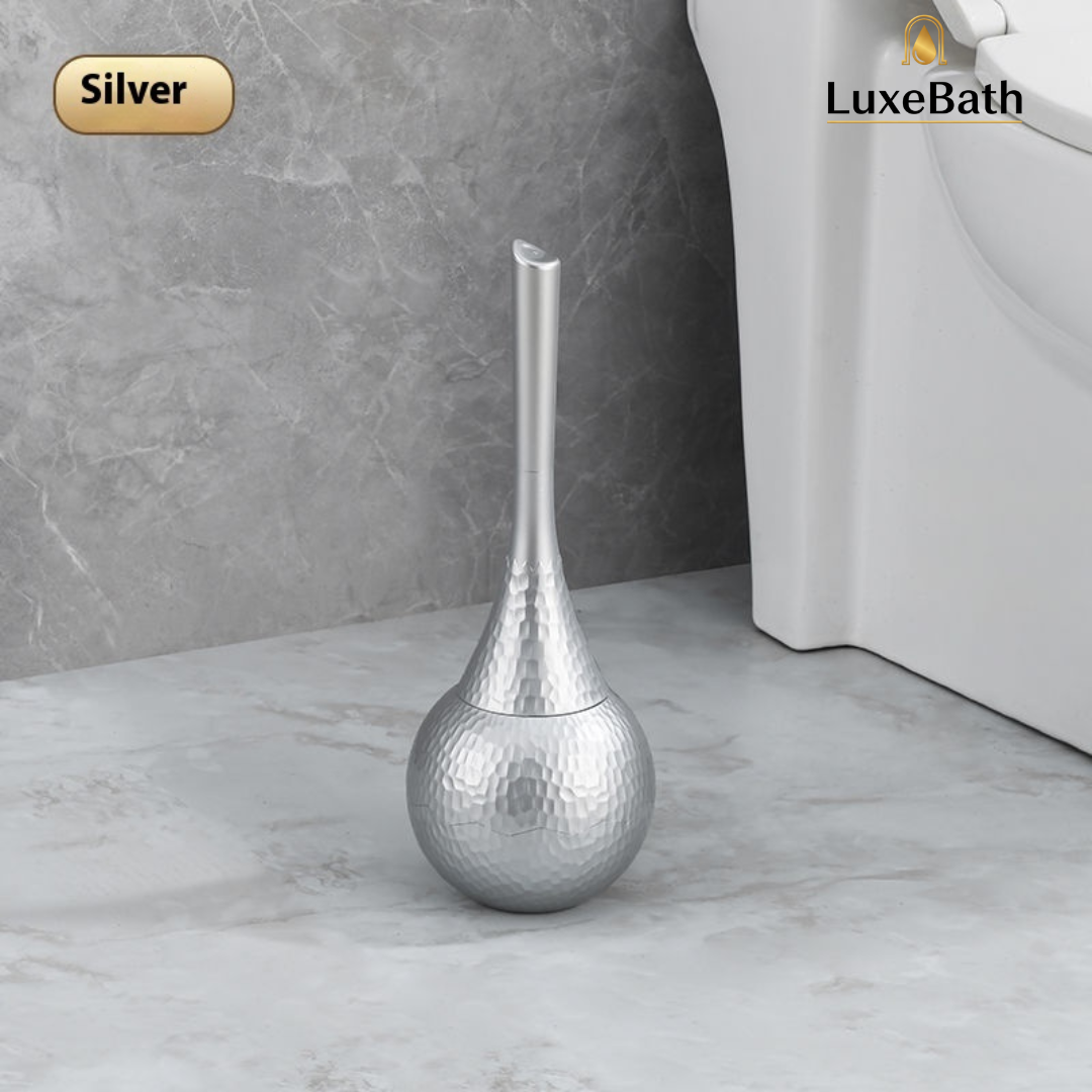 LuxeBath Premium Toilet Brush Set – Splash-Free