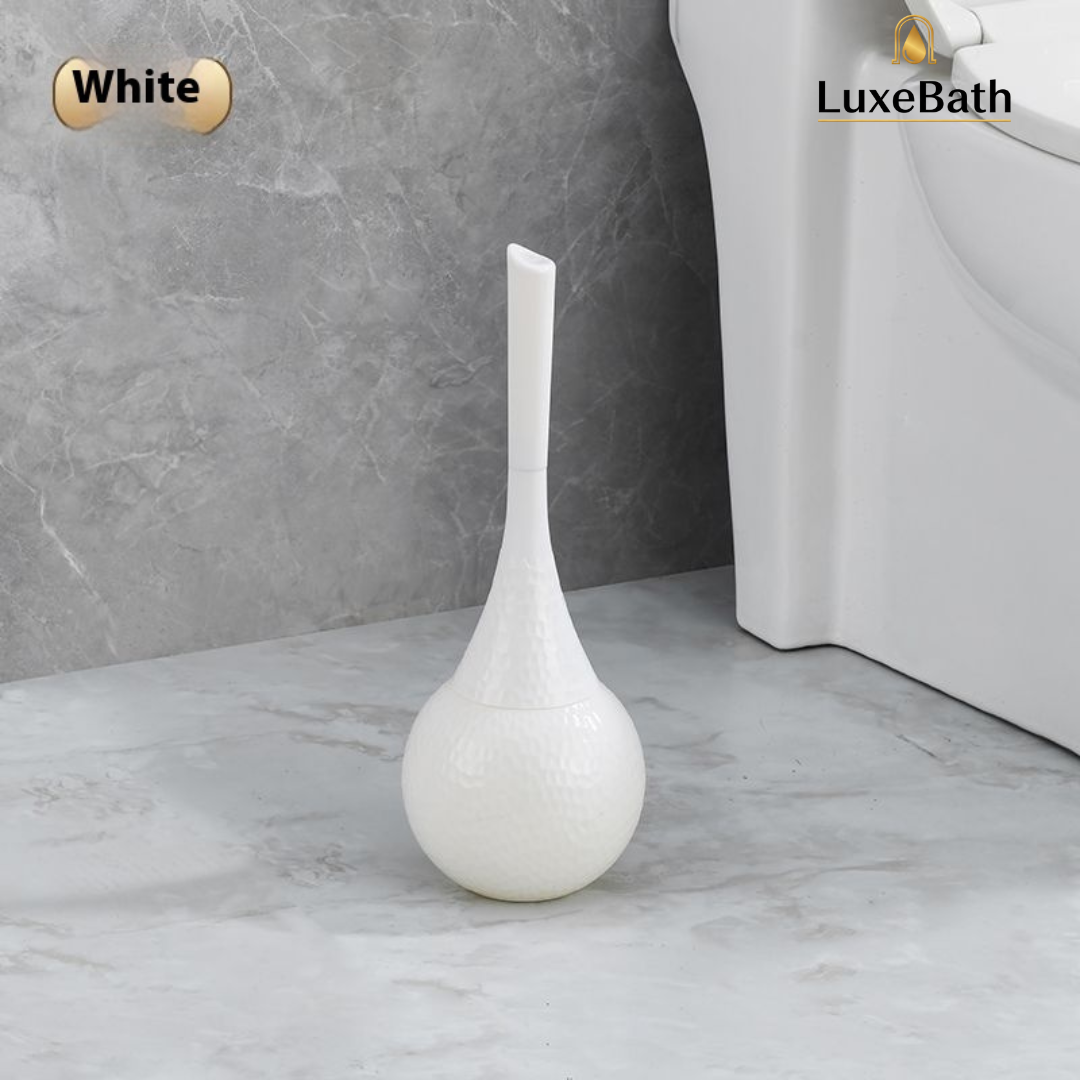 LuxeBath Premium Toilet Brush Set – Splash-Free