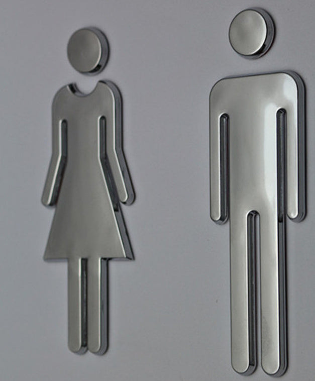 12cm Bathroom Door Sign