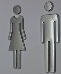 Thumbnail for 12cm Bathroom Door Sign