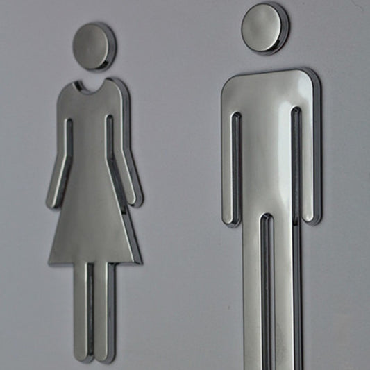 LuxeBath 12cm Bathroom Door Sign