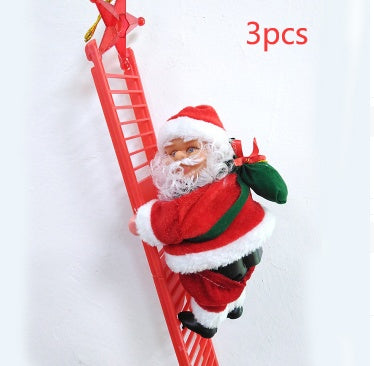 Santa Claus Climbing Ladder Decoration