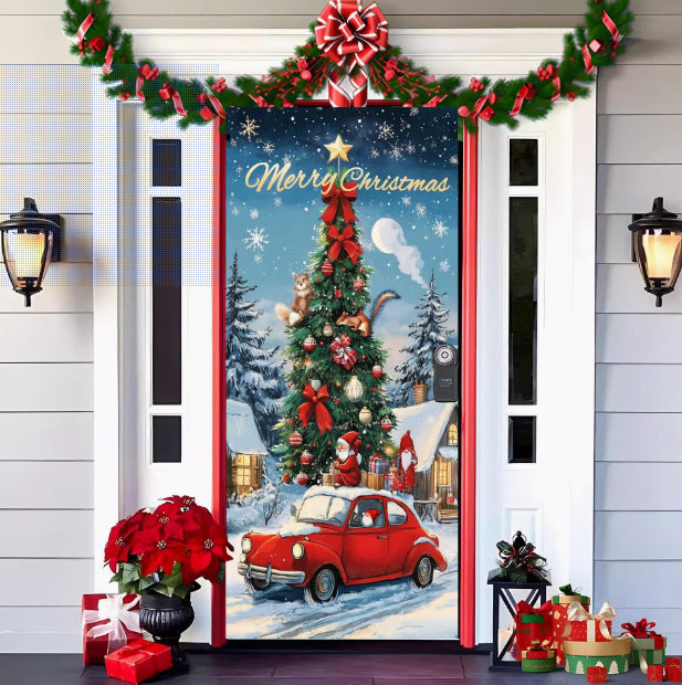 Christmas Door & Wall Curtain