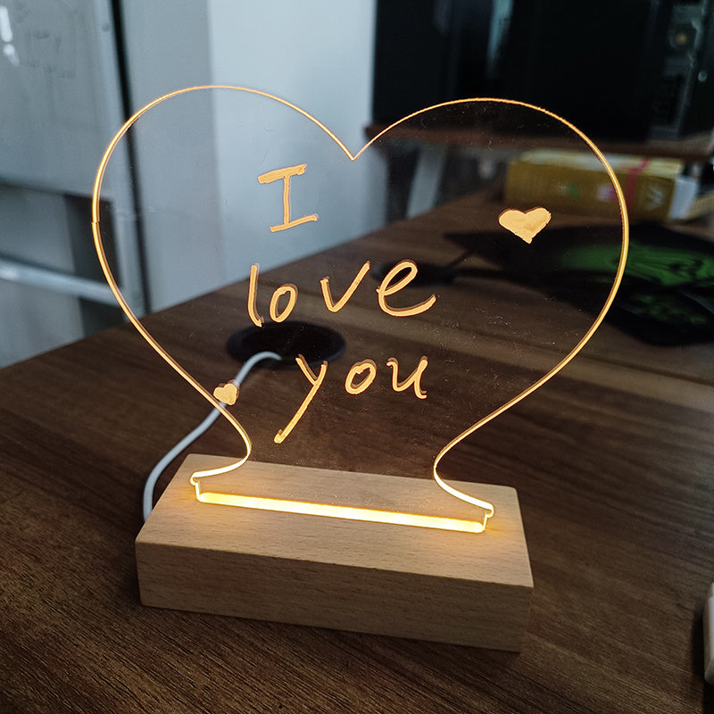 Creative LED Message Board Night Light (USB)