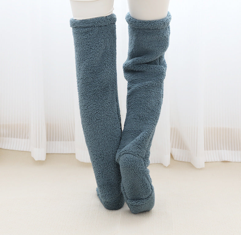 Over-Knee Fuzzy Winter Socks