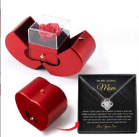 Thumbnail for Eternal Rose Apple Jewelry Box Necklace Gift Set