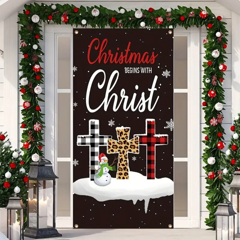 Christmas Door & Wall Curtain