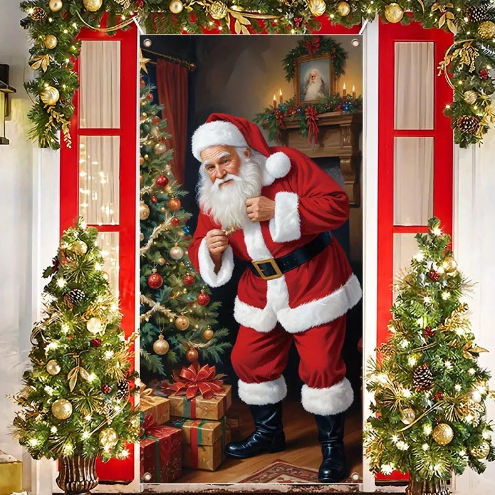 Christmas Door & Wall Curtain