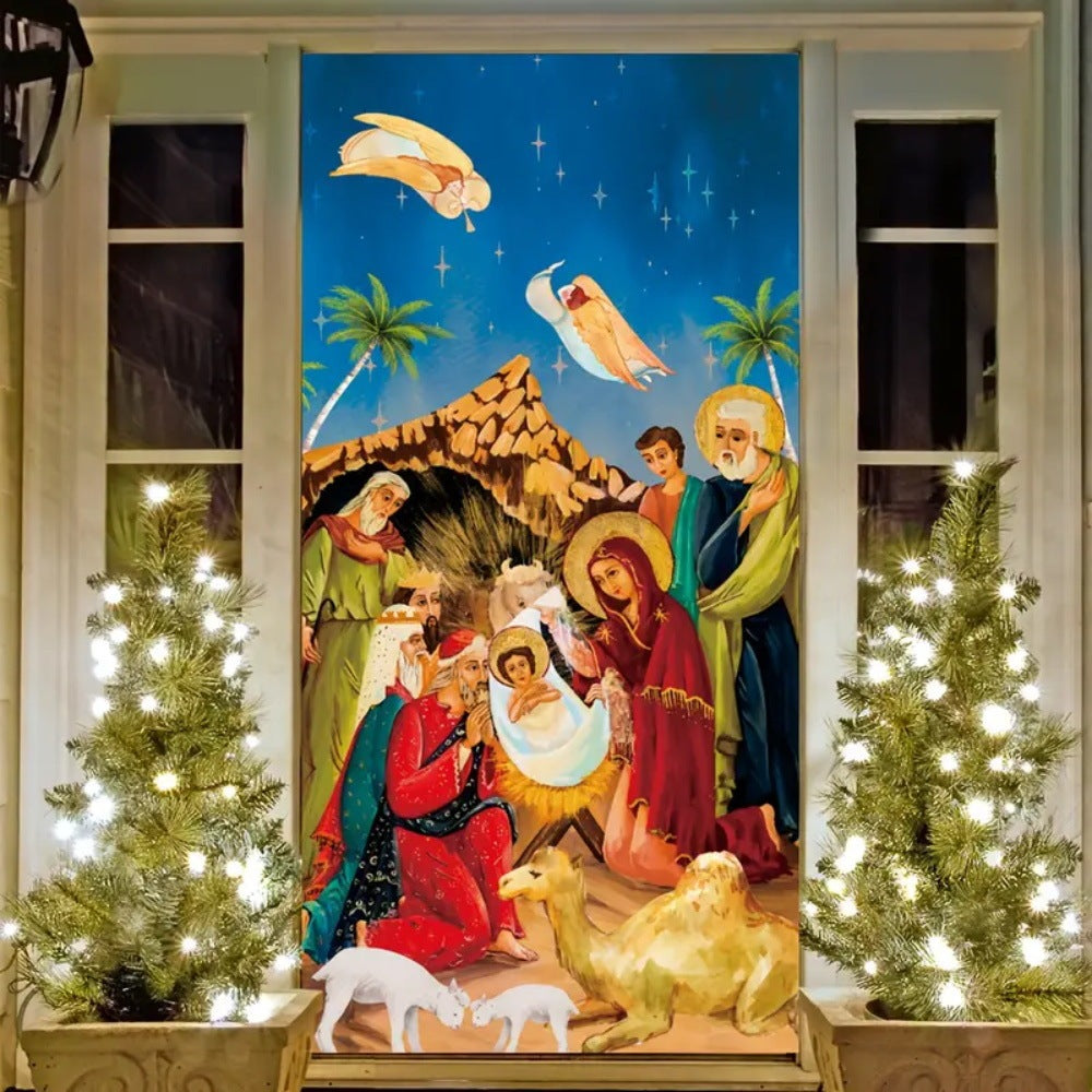 Christmas Door & Wall Curtain