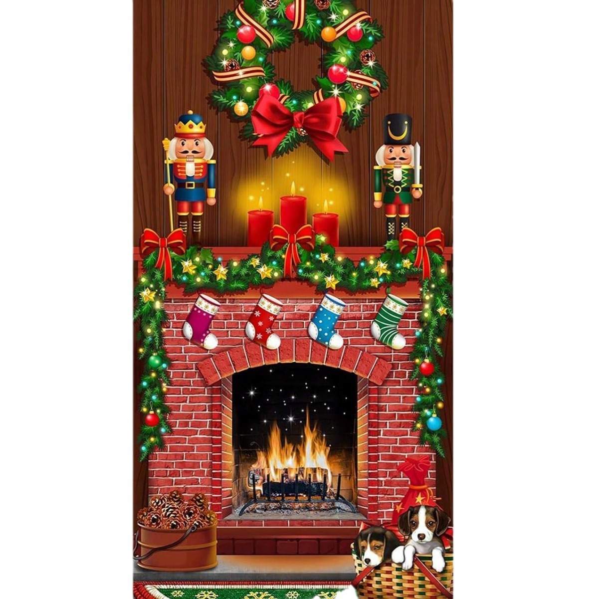 Christmas Door & Wall Curtain