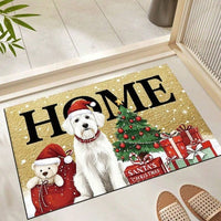 Thumbnail for Cartoon Christmas Decorative Foot Mat