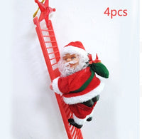 Thumbnail for Santa Claus Climbing Ladder Decoration