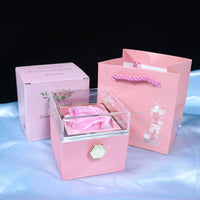 Thumbnail for Rotating Soap Flower Rose Jewelry Gift Box